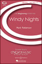 Windy Nights Two-Part choral sheet music cover